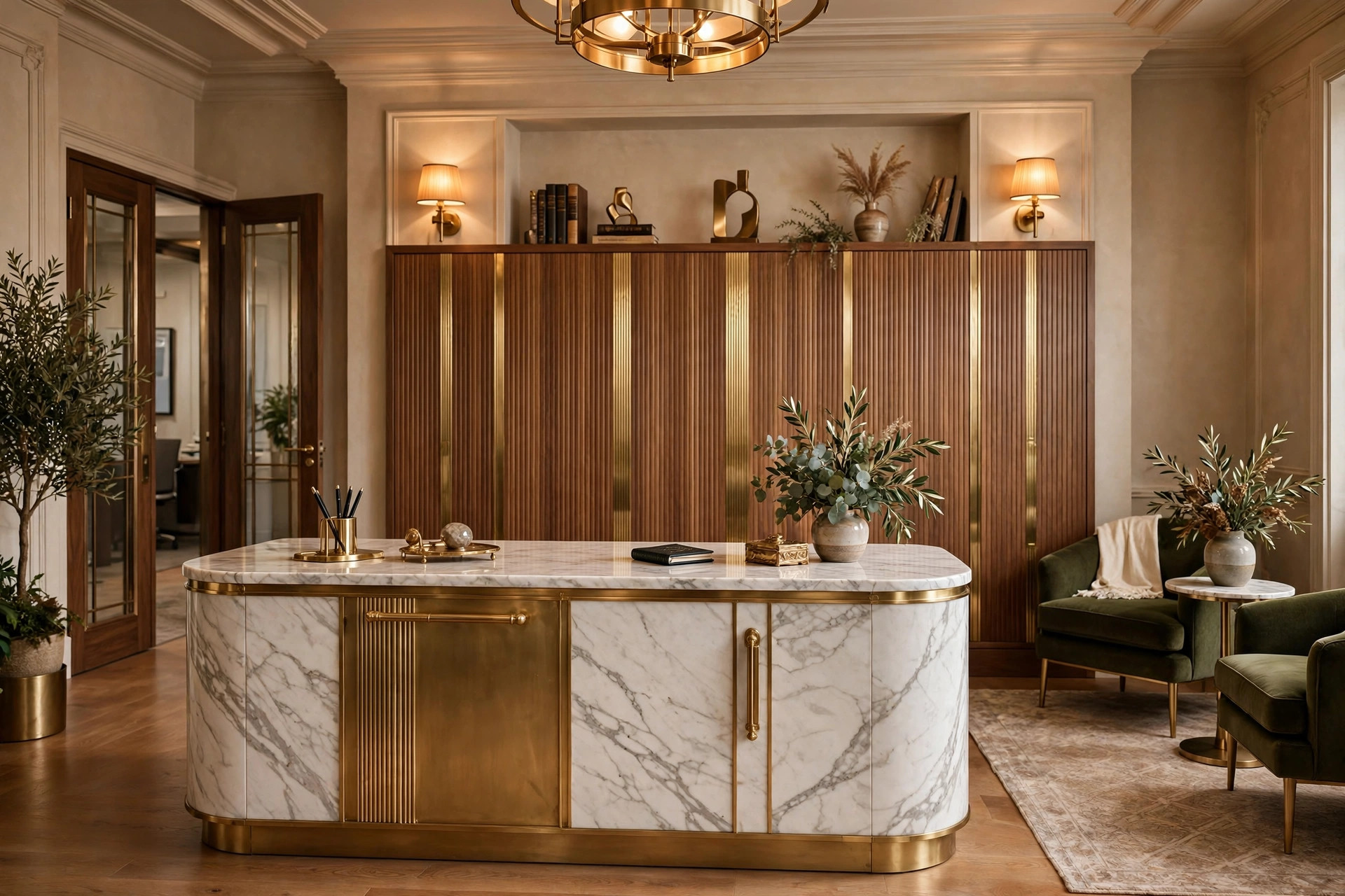 Our reception area